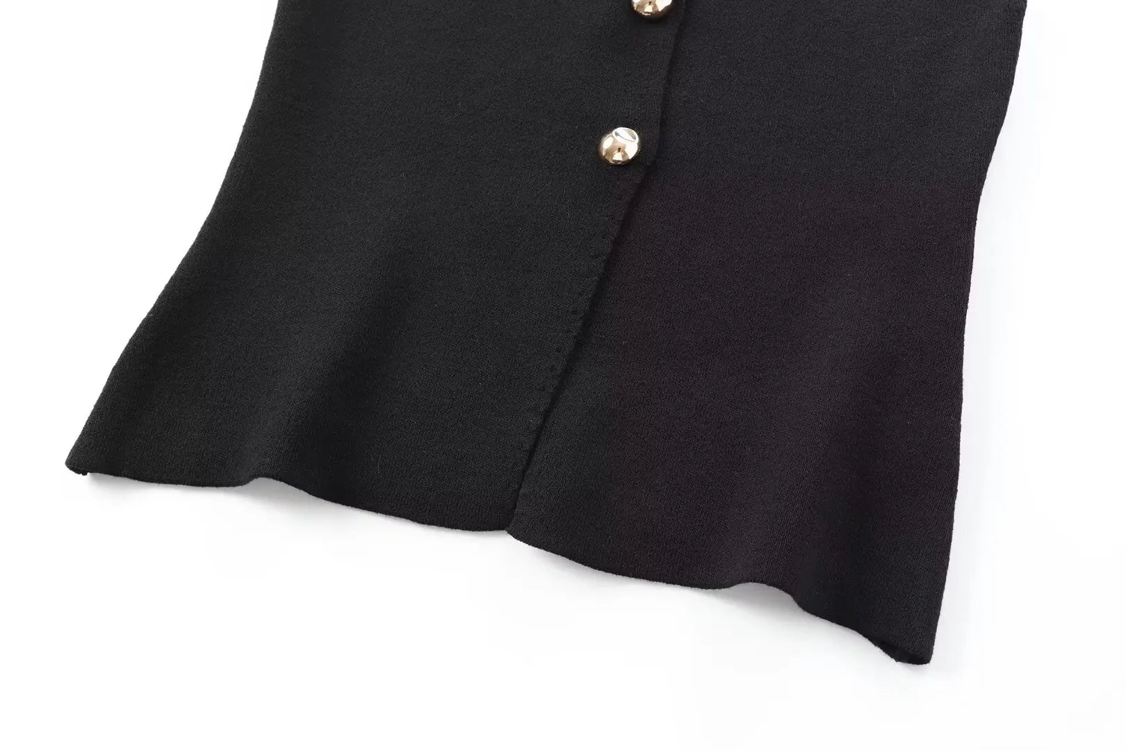 MUJER Woman Knit Vest Top Cropped Sleeveless Vests for Women 2025 Button Summer Vest Top Women Waistcoat Knitted Short Tops
