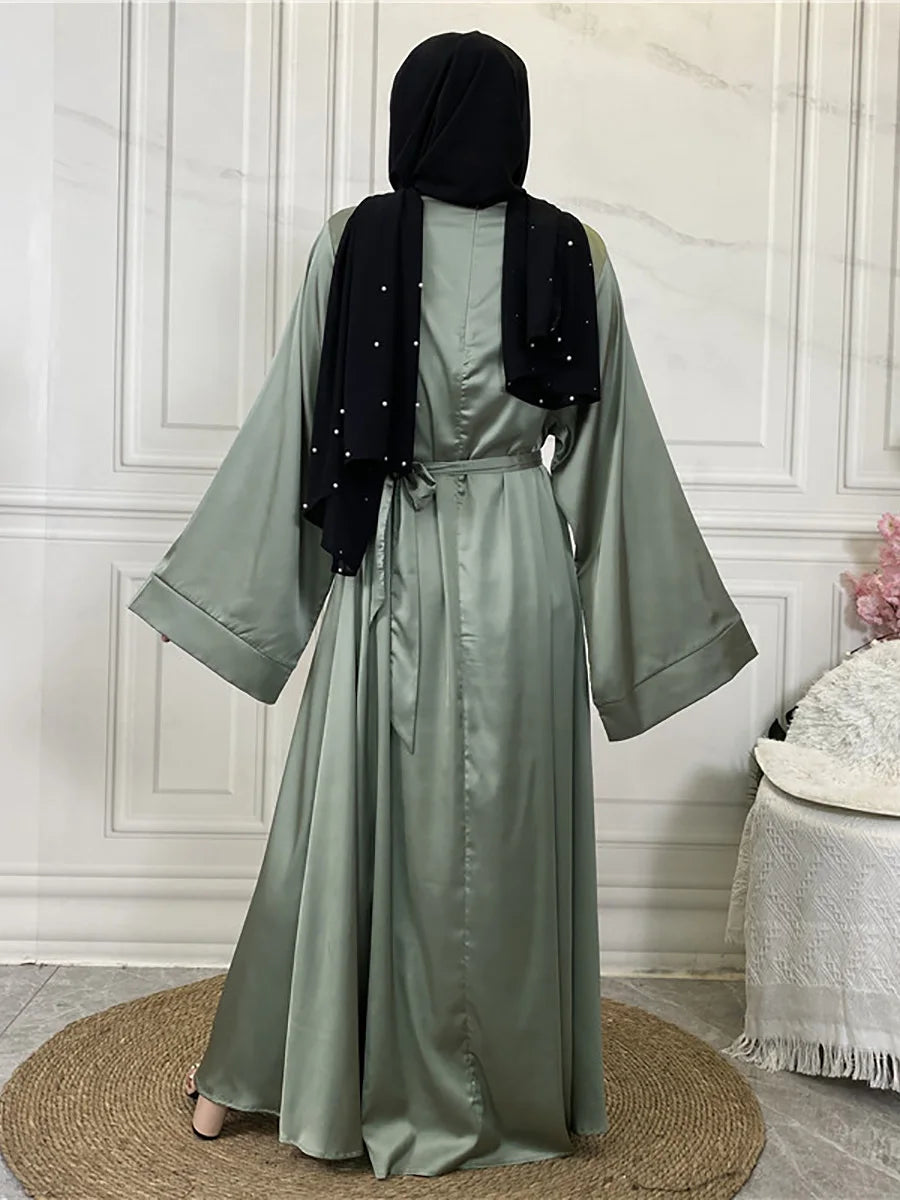 عباية محتشمة رمضان مسلم دي مود ماكسي روب تركيا قفطان ملابس إسلامية مسلمة للنساء حجاب فستان قفطان فساتين