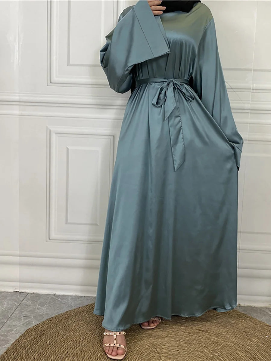 عباية محتشمة رمضان مسلم دي مود ماكسي روب تركيا قفطان ملابس إسلامية مسلمة للنساء حجاب فستان قفطان فساتين
