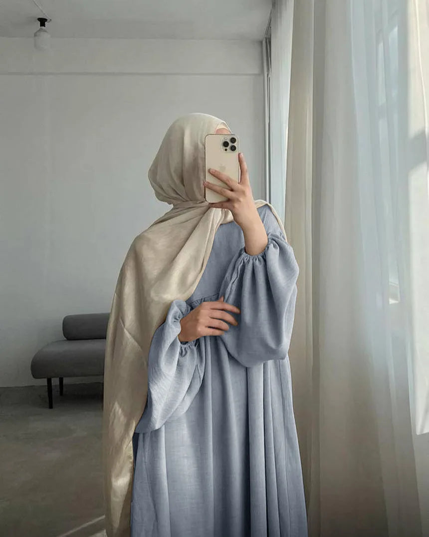Modest Nursing Clothes for Muslim Women 2025 Elegant Arabic Muslim Dress Eid Dubai Plain Nursing Abaya Fashion Turkey Solid Robe