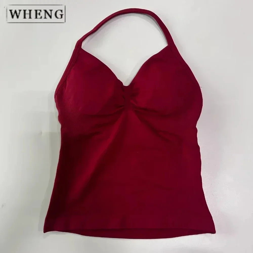 Women's Yoga Clothes  Sports Bras  Sexy Seamless Sportswear  Backless Sportswear  A Must for Training and Sports