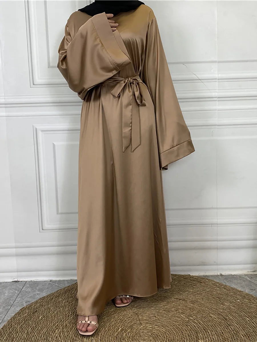 عباية محتشمة رمضان مسلم دي مود ماكسي روب تركيا قفطان ملابس إسلامية مسلمة للنساء حجاب فستان قفطان فساتين