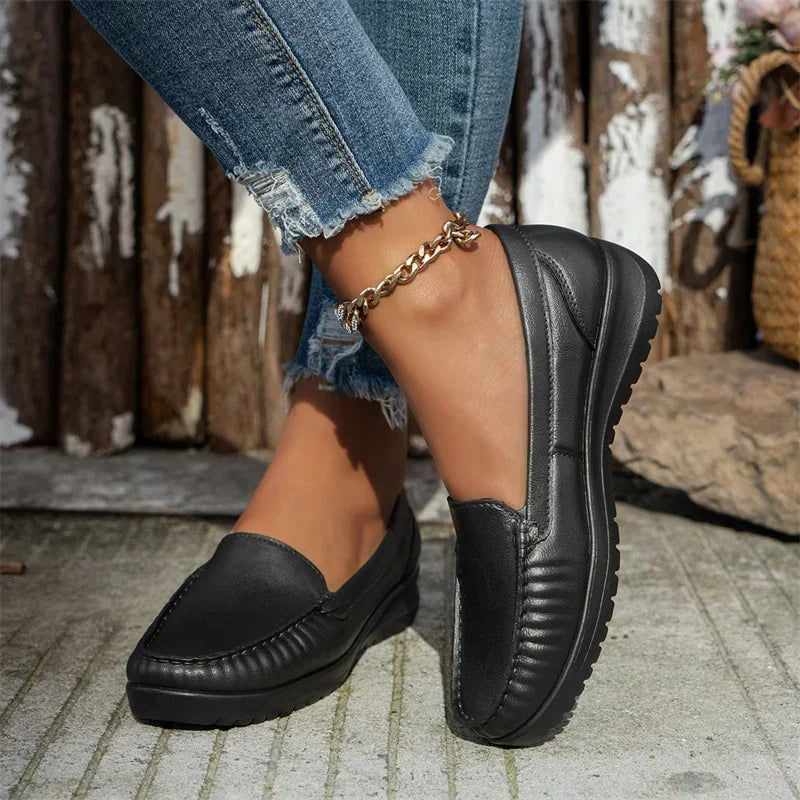 2025 New Summer Style Fashionable Comfortable Thick Wear-resistant and Elegant Bottom One-step Women's Shoes Heightening