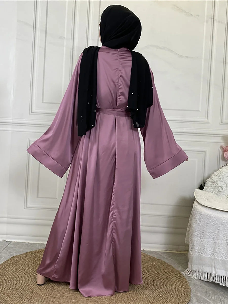عباية محتشمة رمضان مسلم دي مود ماكسي روب تركيا قفطان ملابس إسلامية مسلمة للنساء حجاب فستان قفطان فساتين