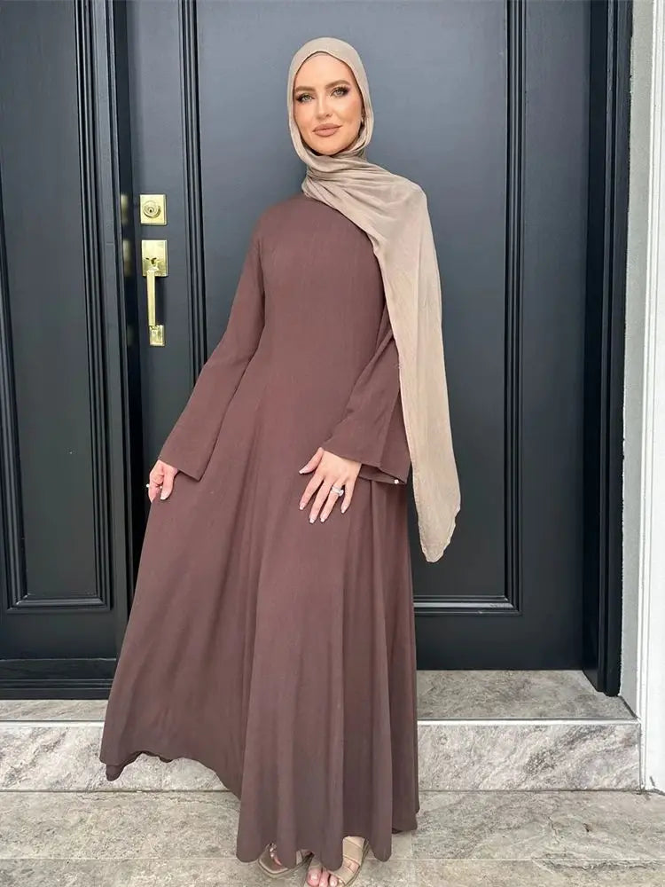 عباية رمضان متواضعة دبي فستان قفطان إسلامي إسلامي ملابس صلاة للنساء فيستدوس بارا موخير رداء قفطان ماروكين فام