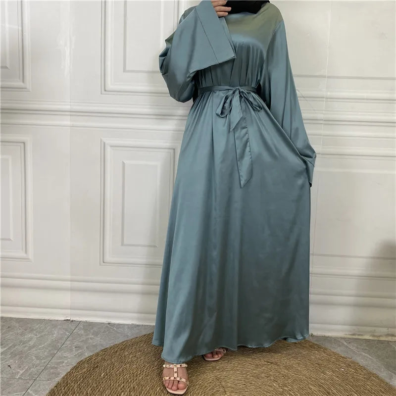 عباية محتشمة رمضان مسلم دي مود ماكسي روب تركيا قفطان ملابس إسلامية مسلمة للنساء حجاب فستان قفطان فساتين