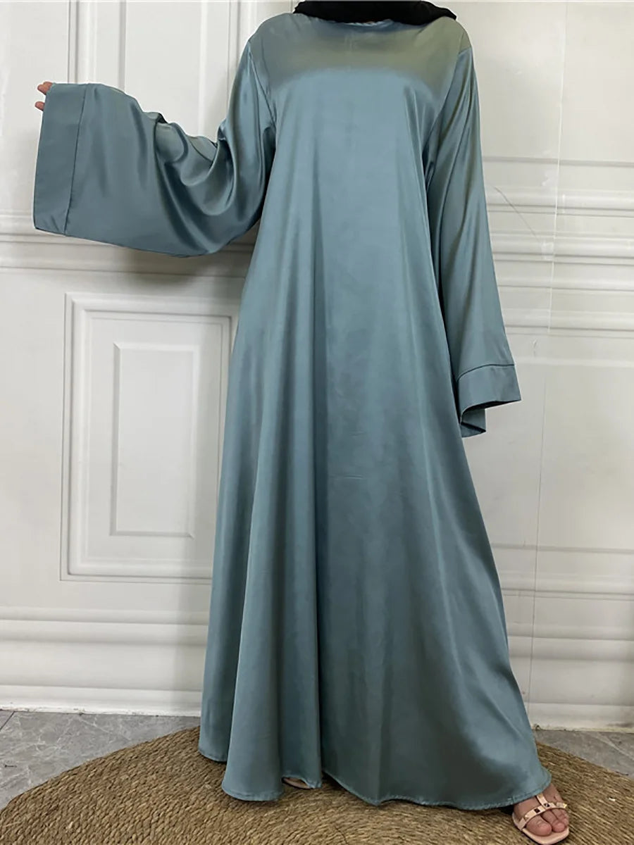 عباية محتشمة رمضان مسلم دي مود ماكسي روب تركيا قفطان ملابس إسلامية مسلمة للنساء حجاب فستان قفطان فساتين