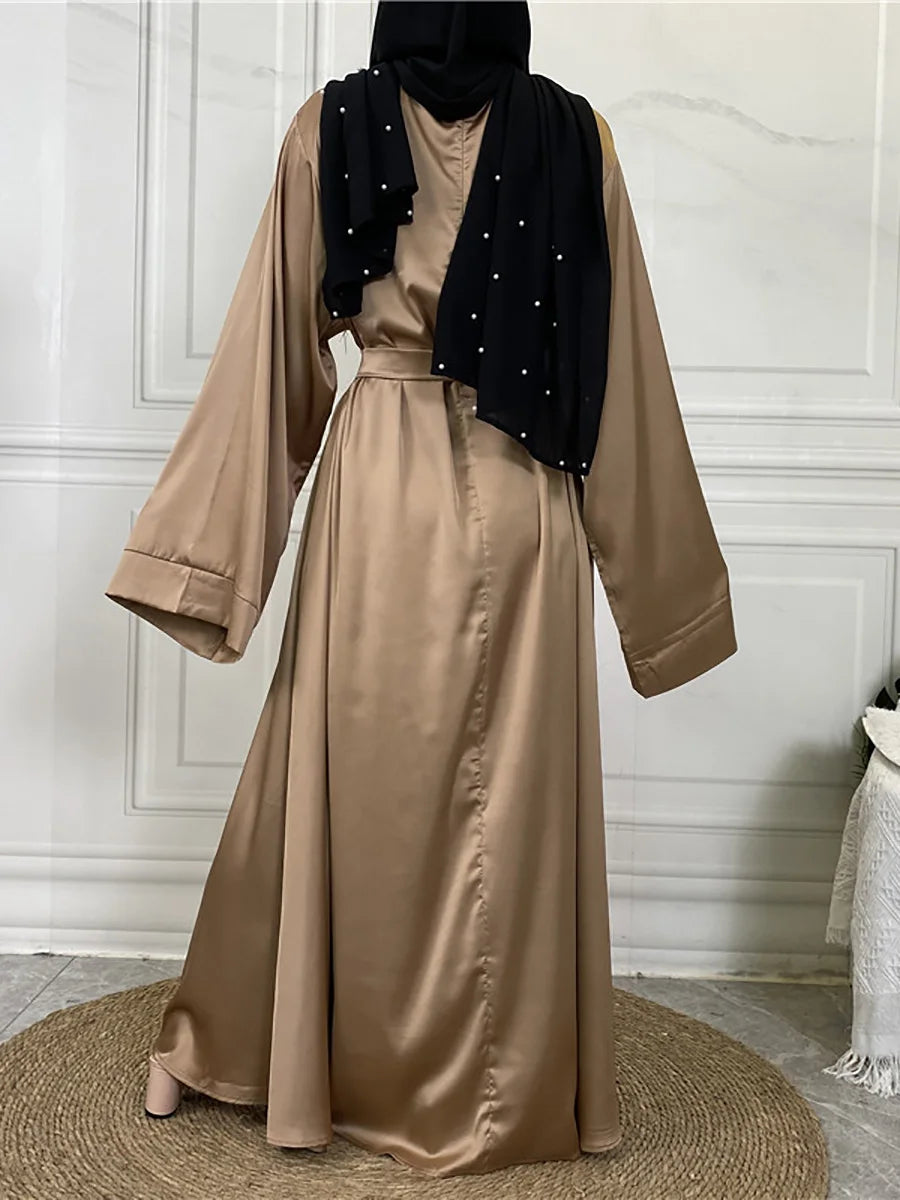 عباية محتشمة رمضان مسلم دي مود ماكسي روب تركيا قفطان ملابس إسلامية مسلمة للنساء حجاب فستان قفطان فساتين