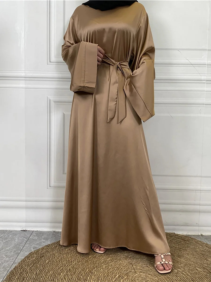 عباية محتشمة رمضان مسلم دي مود ماكسي روب تركيا قفطان ملابس إسلامية مسلمة للنساء حجاب فستان قفطان فساتين