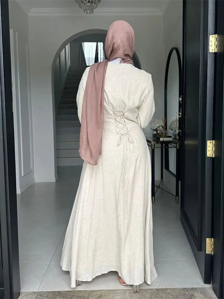 عباية رمضان متواضعة دبي فستان قفطان إسلامي إسلامي ملابس صلاة للنساء فيستدوس بارا موخير رداء قفطان ماروكين فام