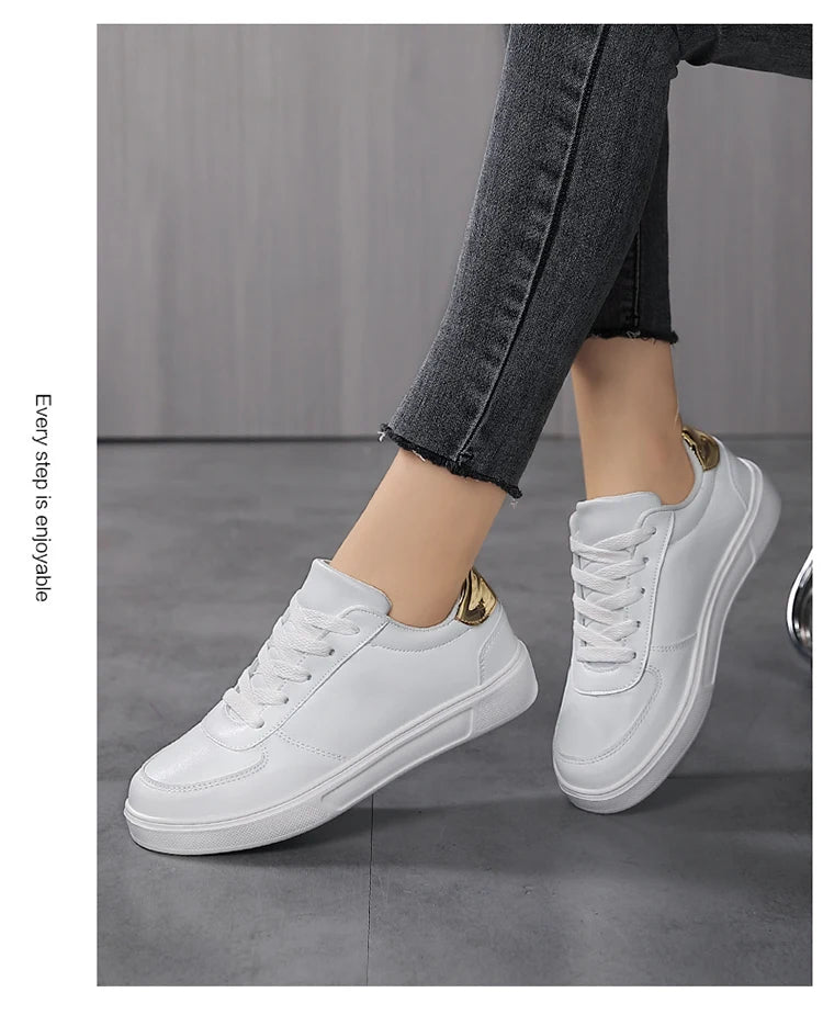 Women's shoes 2025 new trend Joker breathable small white shoes ladies shoes sports casual shoes low-cut shoes 35-42