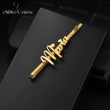 Nextvance Customized Name Hair Clips Trendy Personalized Hairpins Stainless Steel For Girl Women Head Jewelry Accessories Gifts