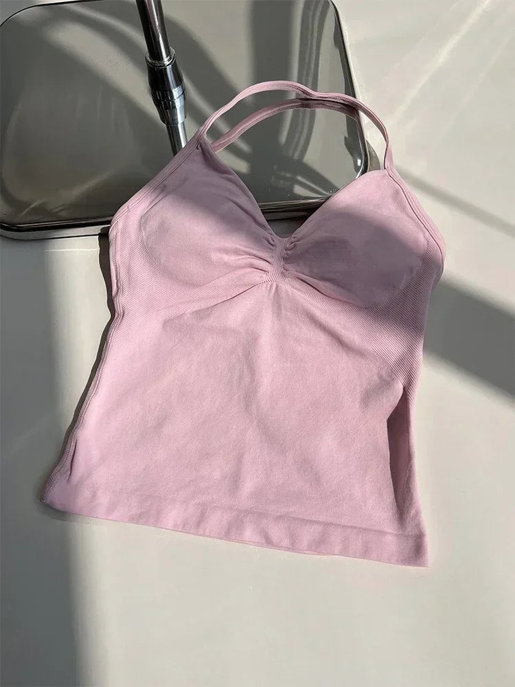 Women's Yoga Clothes  Sports Bras  Sexy Seamless Sportswear  Backless Sportswear  A Must for Training and Sports