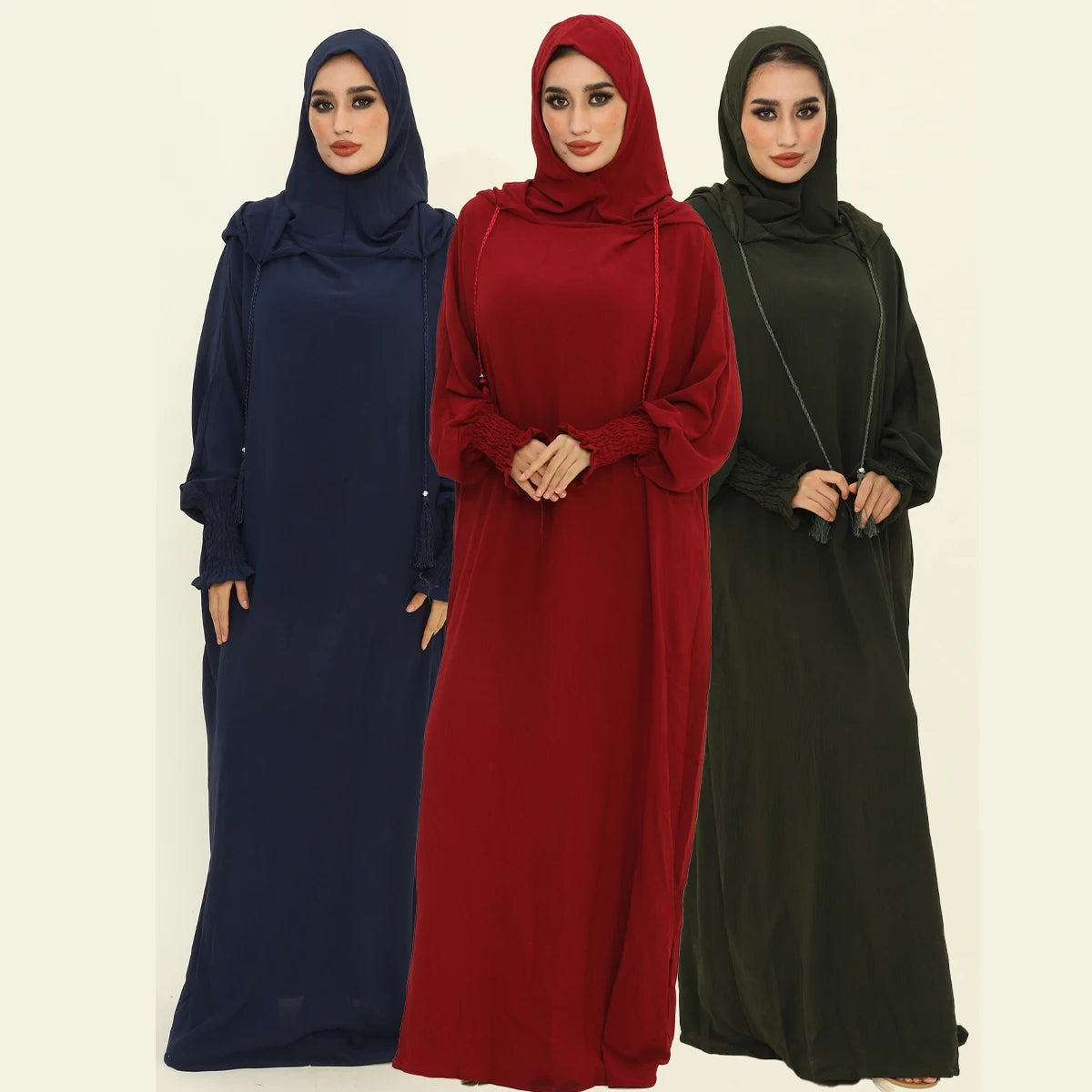Modest Islamic Dresses And Abayas for Women Dubai & Moroccan Styles with Hijab Muslim Prayer Clothes Umrah Essentials
