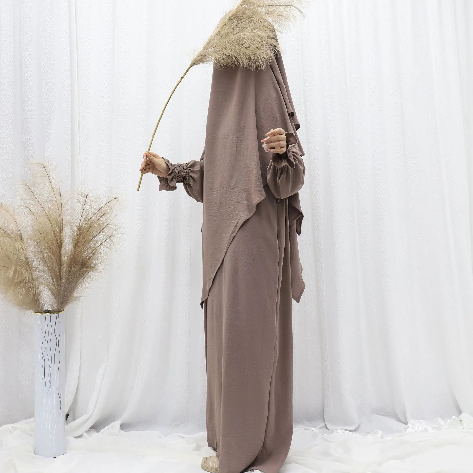 Ramadan Modest Muslim Women Dresses Headscarf Abaya Morocco Kaftan Dubai Turkey Abayas Islam Vestidos Arab Long Robe Jalabiya