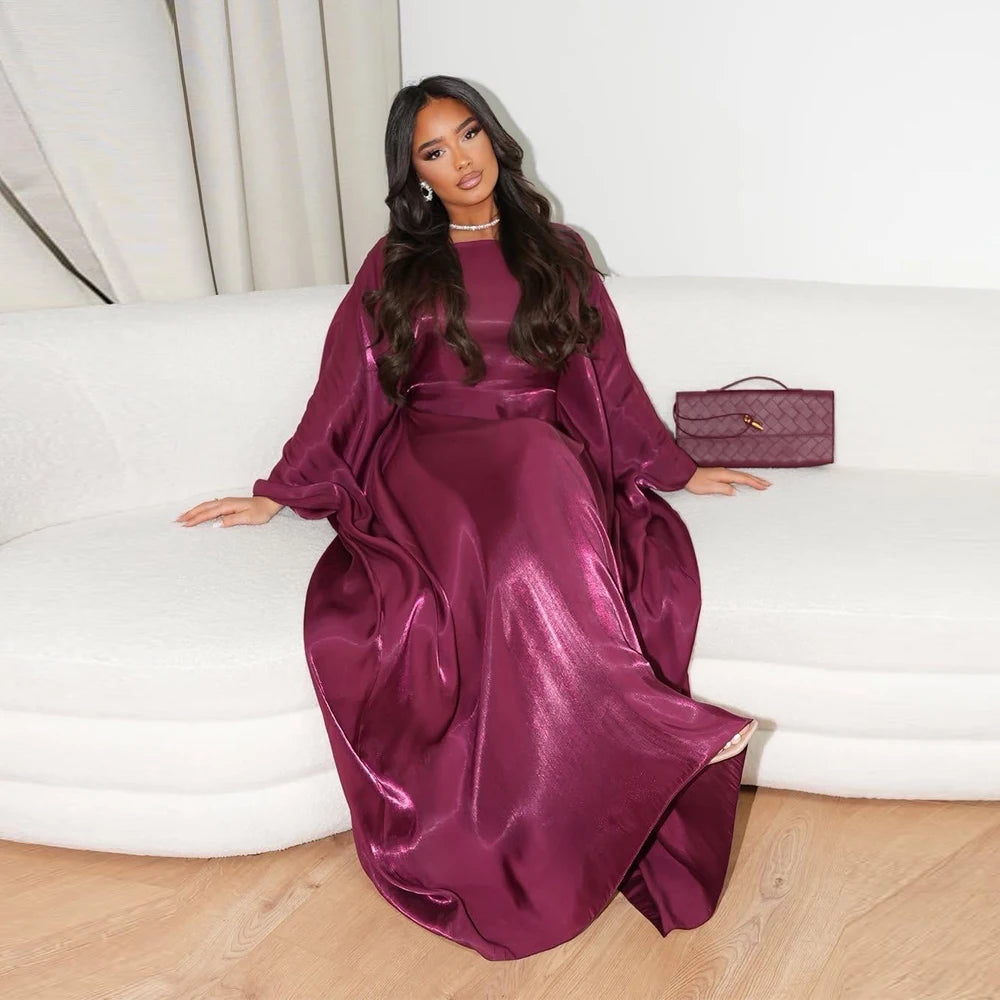 Ramadan Islam Muslim Women Modest Dress Luxury Dubai Abaya Arab Party Clothing Vacation Travel Outfit Fashion Turkey Kaftan 2025