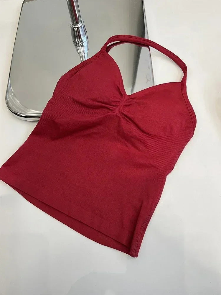 Women's Yoga Clothes  Sports Bras  Sexy Seamless Sportswear  Backless Sportswear  A Must for Training and Sports