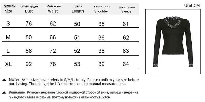 Women's T-shirt New Streetwear Spring Fashion Casual Slim T-shirt Elegant Female Sexy Black Lady Versatile Knitted Tees Clothing