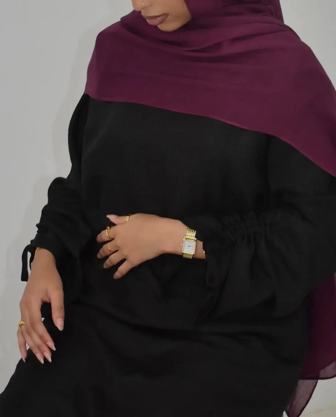 فستان نسائي متواضع للعيد عباية بأكمام طويلة قفطان إسلامي رداء المغرب دبي قفطان إسلامي 2025 فيستدوس لارجوس جلابية رمضان