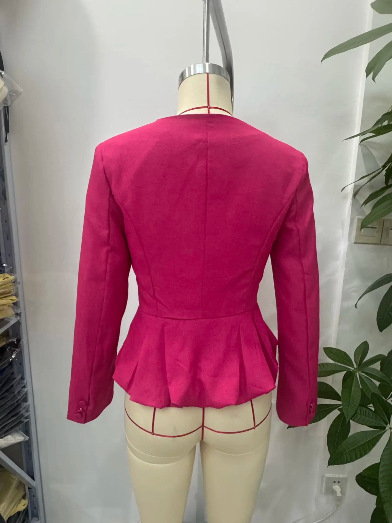 Woman Casual Suits Outwears New O-Neck Single-Breasted Long sleeves Short Skirt Style Hem Outwears Elegant Chic For Urban Woman