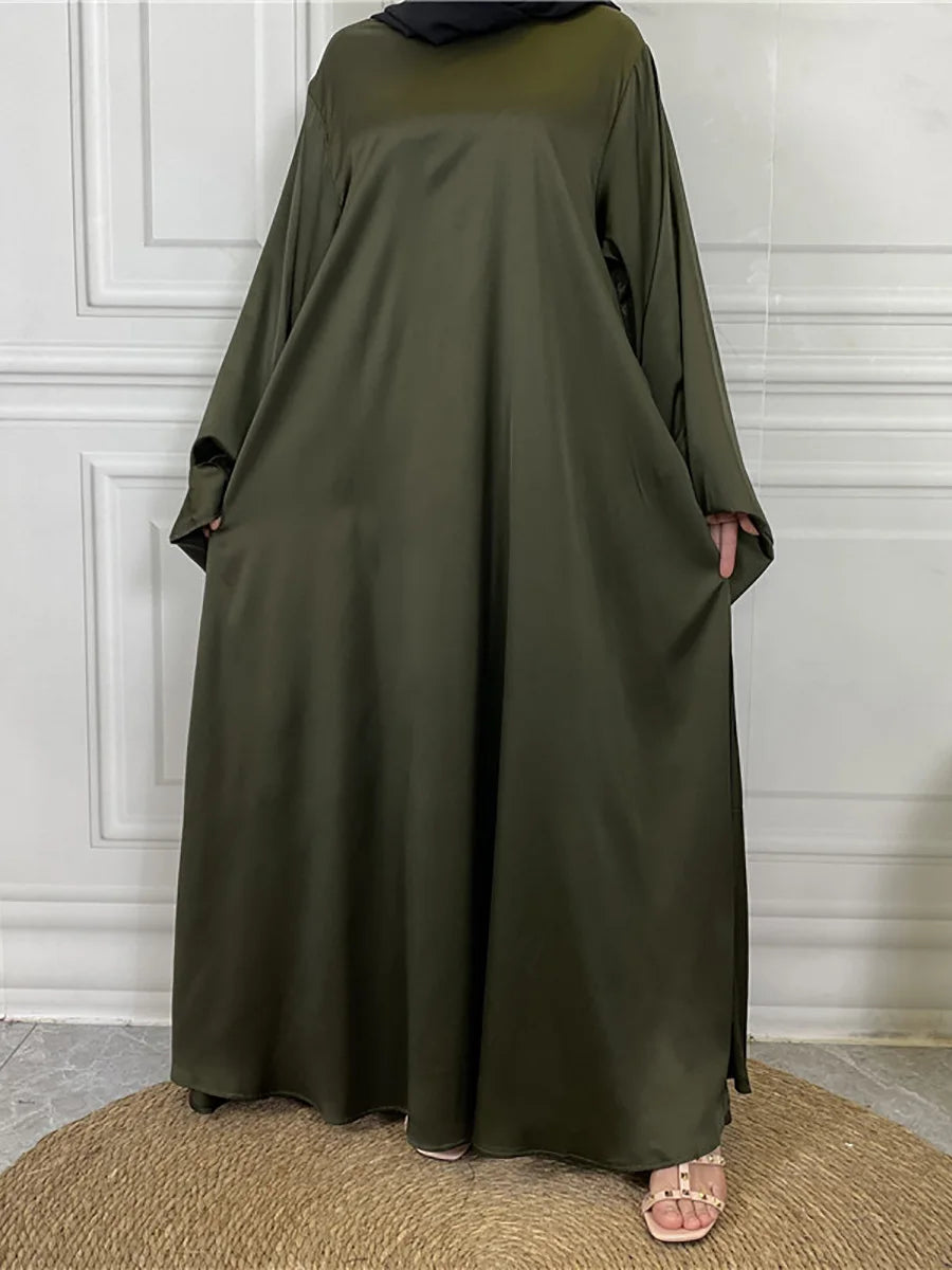 عباية محتشمة رمضان مسلم دي مود ماكسي روب تركيا قفطان ملابس إسلامية مسلمة للنساء حجاب فستان قفطان فساتين